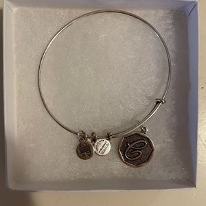 Alex and Ani initial bracelet
